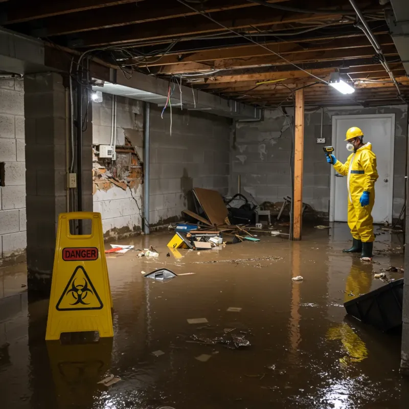 Flooded Basement Electrical Hazard in Village Park, HI Property
